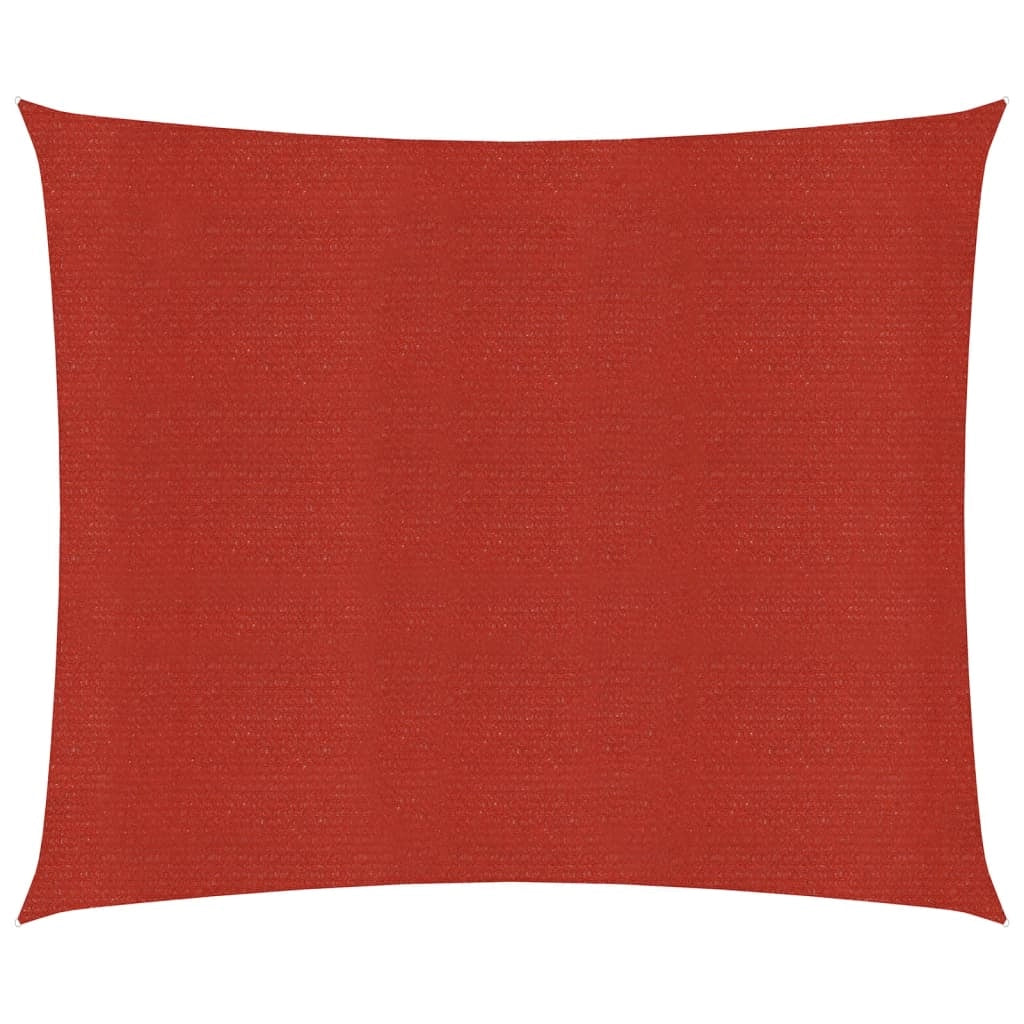 Vela ombreggiante 160 g/m² 2,5 x 3 m HDPE rosso 02_0009247
