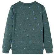 Felpa da Bambino Verde Scuro M¨¦lange 104