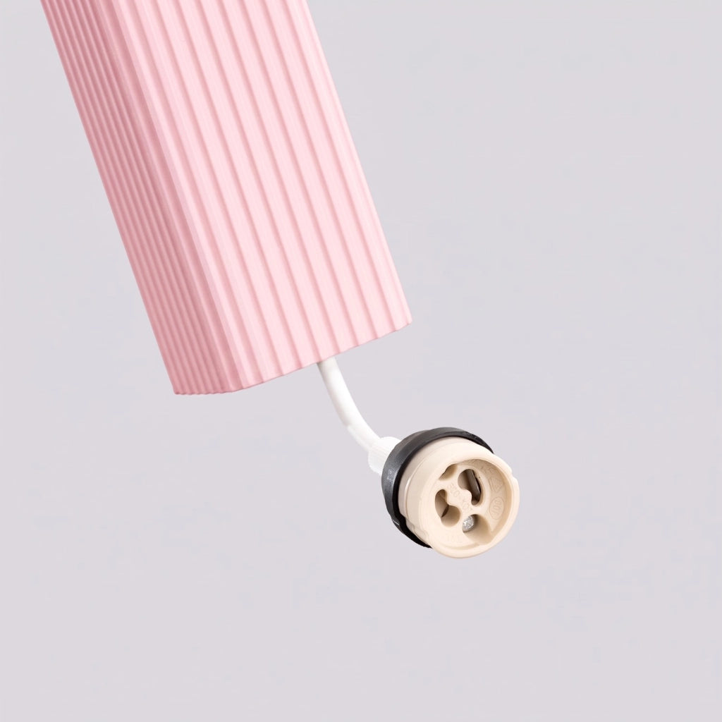 Lampada a sospensione RAYO 3L rosa