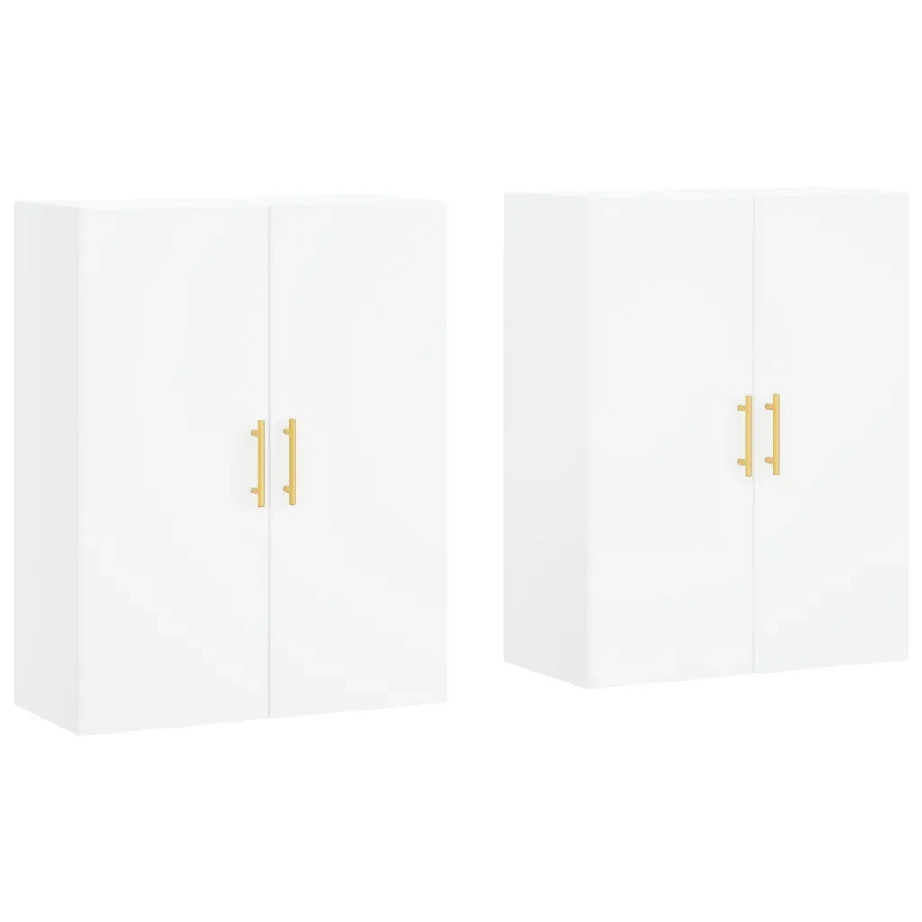 Mobili a Parete 2 pz Bianchi 69,5x34x90 cm 3195611