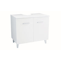 Mobiletto copricolonna serie nure bianco