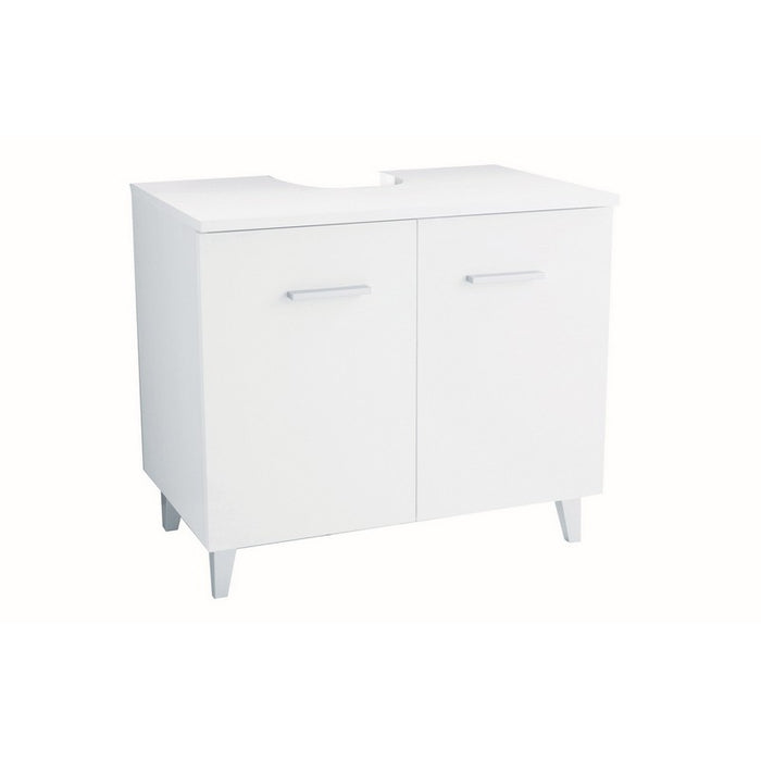 Mobiletto copricolonna serie nure bianco