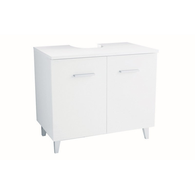 Mobiletto copricolonna serie nure bianco