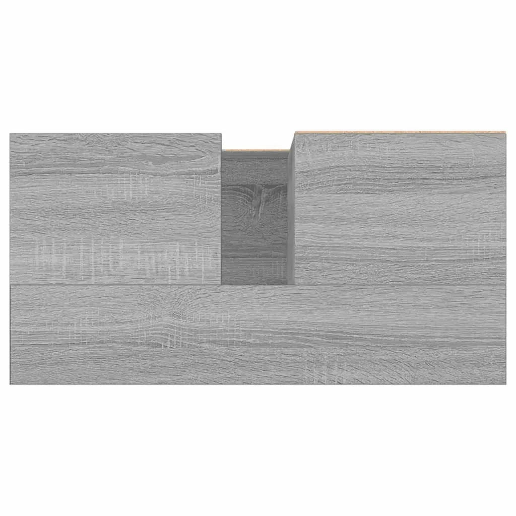 Armadietto Bagno Grigio Sonoma 65x33x60 cm in Legno Multistrato 831618