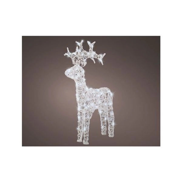 Decoro kaemingk 491443 lumineo renna acrilico