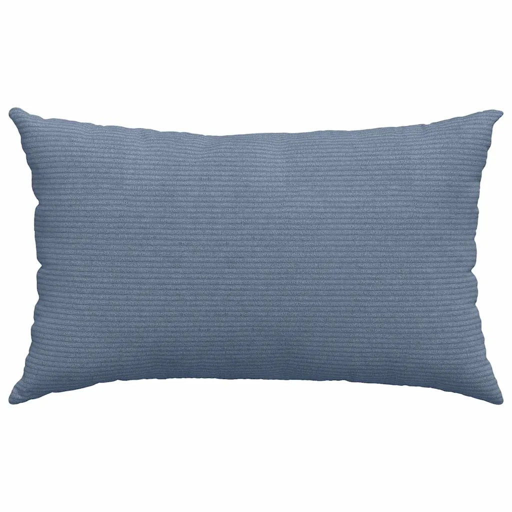 Cuscini da Divano 2 pcs Blu 50 x 30 cm Tessuto in Cords