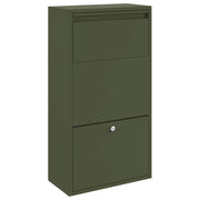 Cassetta per pacchi Verde oliva 44 x 22 x 82 cm Acciaio CFW8816763