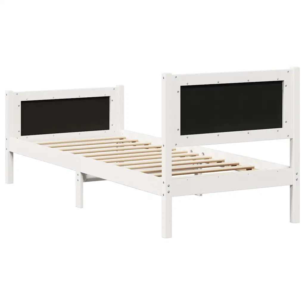 Struttura del letto Grigio chiaro 80 x 200 cm Tessuto