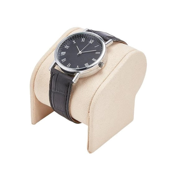 Orizzonte di tempo - Cuscino per orologio di alta qualità - Organizzatore di gioielli - Display per orologio - Supporto in pelle - Cassettiera per gioielli - Ideale per la presentazione