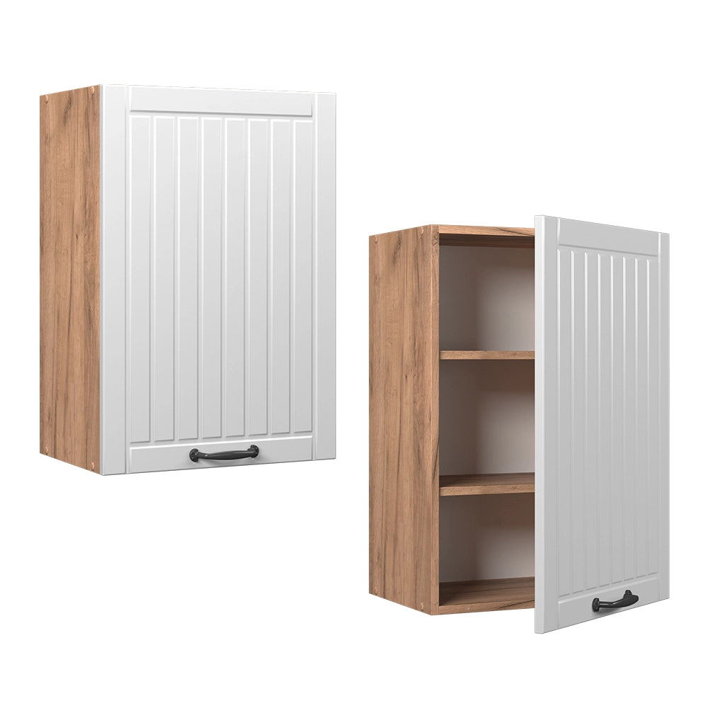 Vicco Pensile da cucina Bianco casa di campagna 50 cm