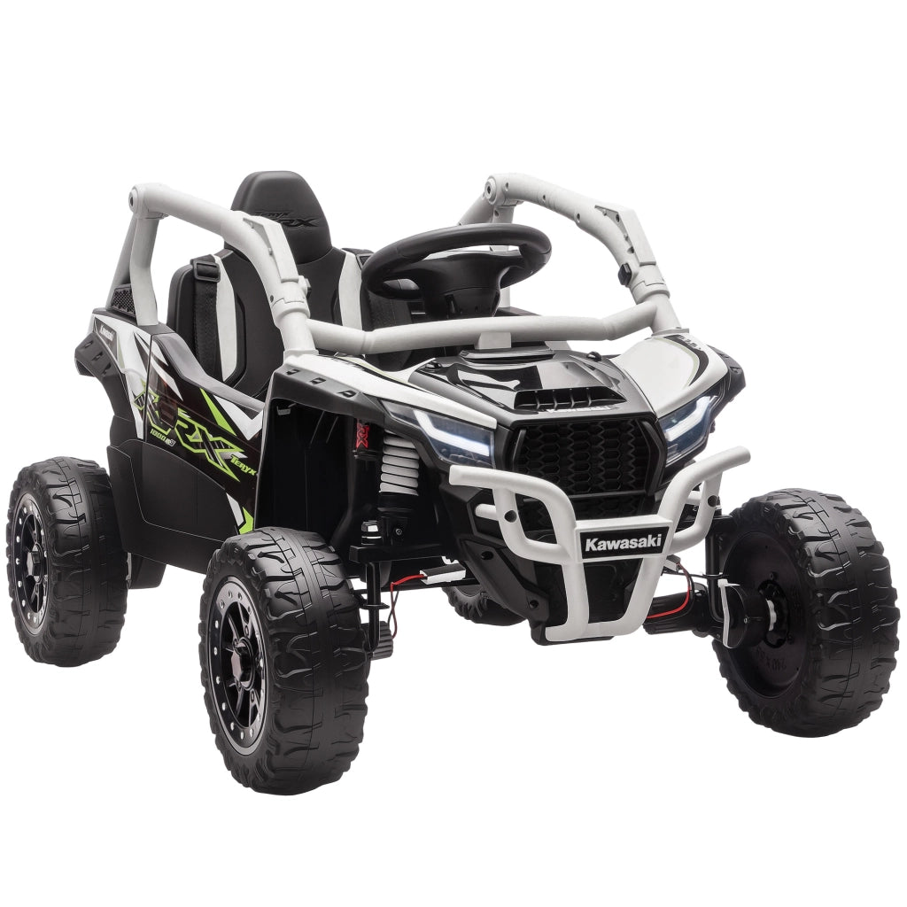Auto per bambini elettrica 12V ¨C zephmum ¨C Grigio con telecomando, luci LED e musica