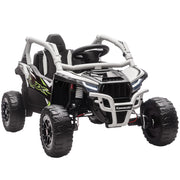 Auto per bambini elettrica 12V ¨C zephmum ¨C Grigio con telecomando, luci LED e musica