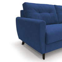 Callisto Divano letto matrimoniale 168 cm blu