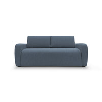 Duna Divano letto matrimoniale con materasso 20 cm in tessuto impermeabile T03 195 cm (mat. 140x197) blu