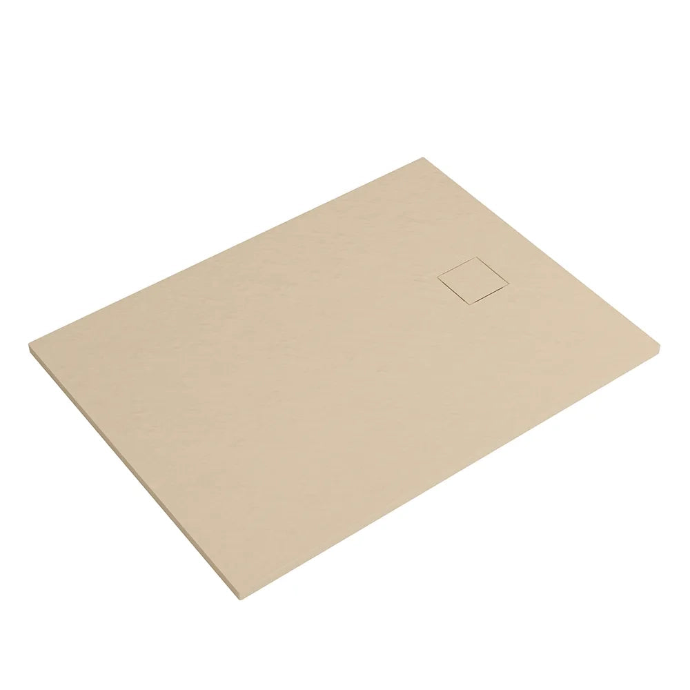 Piatto doccia 70x140 cm colore avorio effetto pietra | Samos