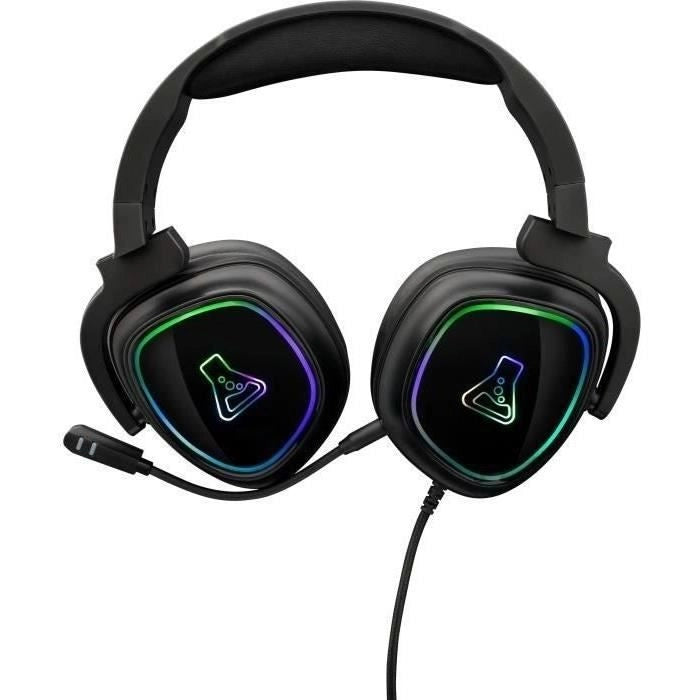 Casco da gioco rgb il g -lab - pc compatibile, ps4, xboxone - nero
