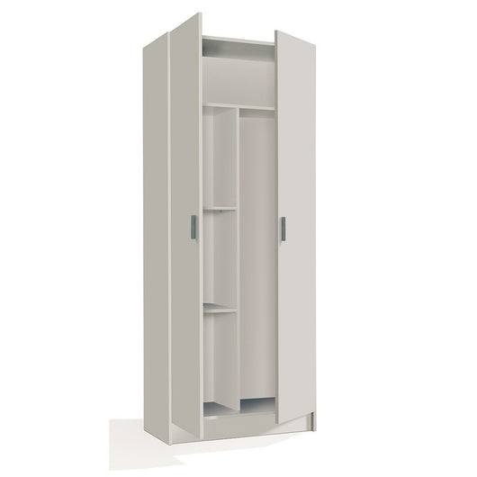 Armadio multiuso con portascope 2 ante 180x73x37
