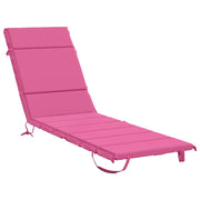 Cuscino per Lettino GEMERT 100% Poliestere Rosa 200 x 50 x 3 cm 948466