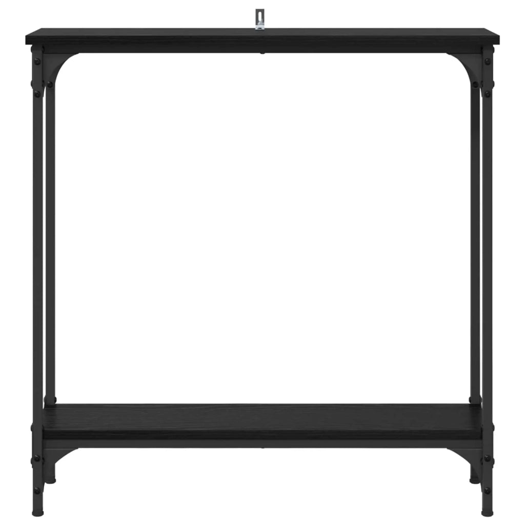 Tavolo consolle Rovere Nero 75 x 22,5 x 75 cm 882195