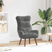 poltrona Grigio scuro 69 x 74 x 93 cm Velluto 42001835