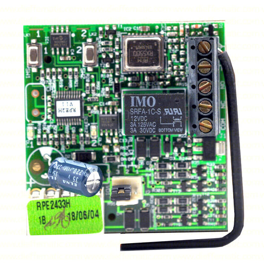 FAAC RP 433 RC 787856 787741 RICEVENTE RICEVITORE RADIO INNESTO 1 CANALE RPE433H