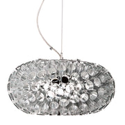 Lampadario in metallo cromato cm Ø.38 x H.20