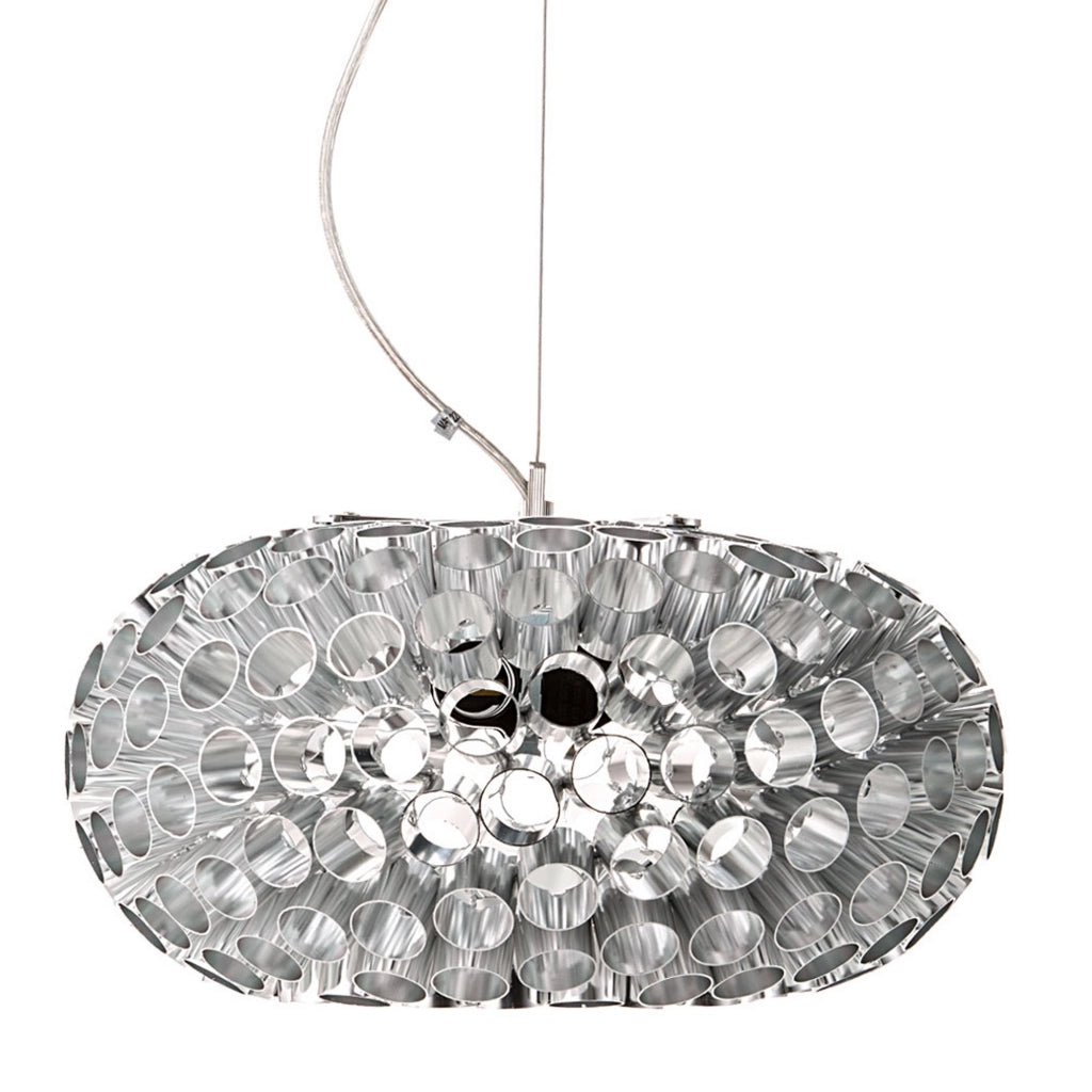 Lampadario in metallo cromato cm Ø.38 x H.20