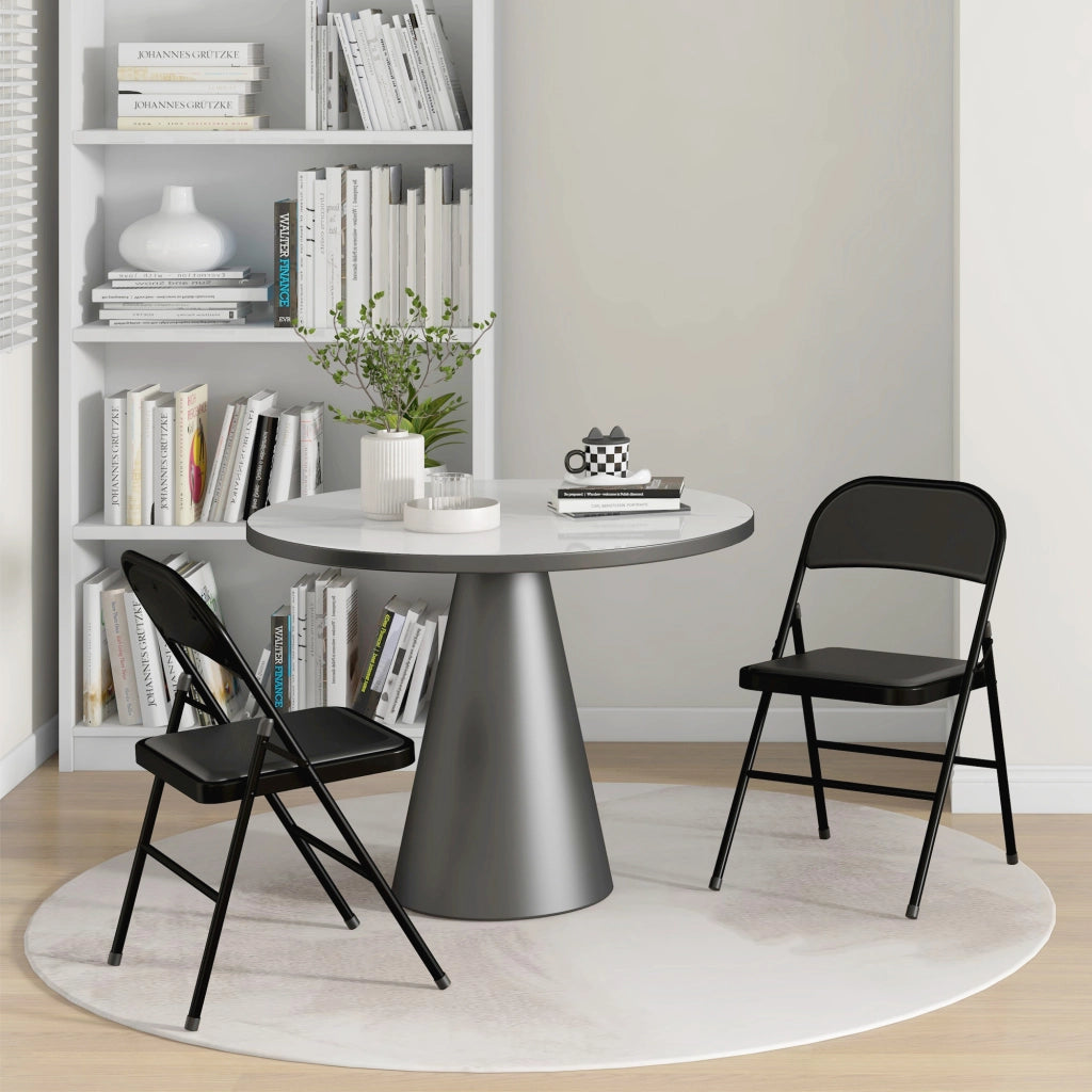 Sedia da Ufficio con Schienale ¨C Minimal ¨C Nero 45x46x78 cm