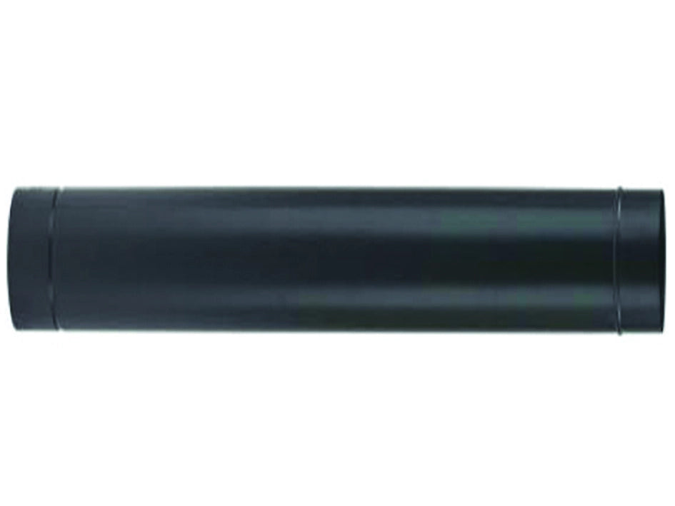 TUBO PORCELLANATO PER STUFE A LEGNA NERO OPACO ALA SMALTO CLASSIC  ø mm.80x1000h.    ALA