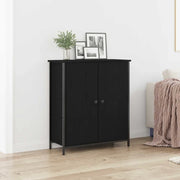 Credenza-Buffet-Armadio da cucina Rovere nero 70 x 30 x 80 cm Legno multistrato 560454