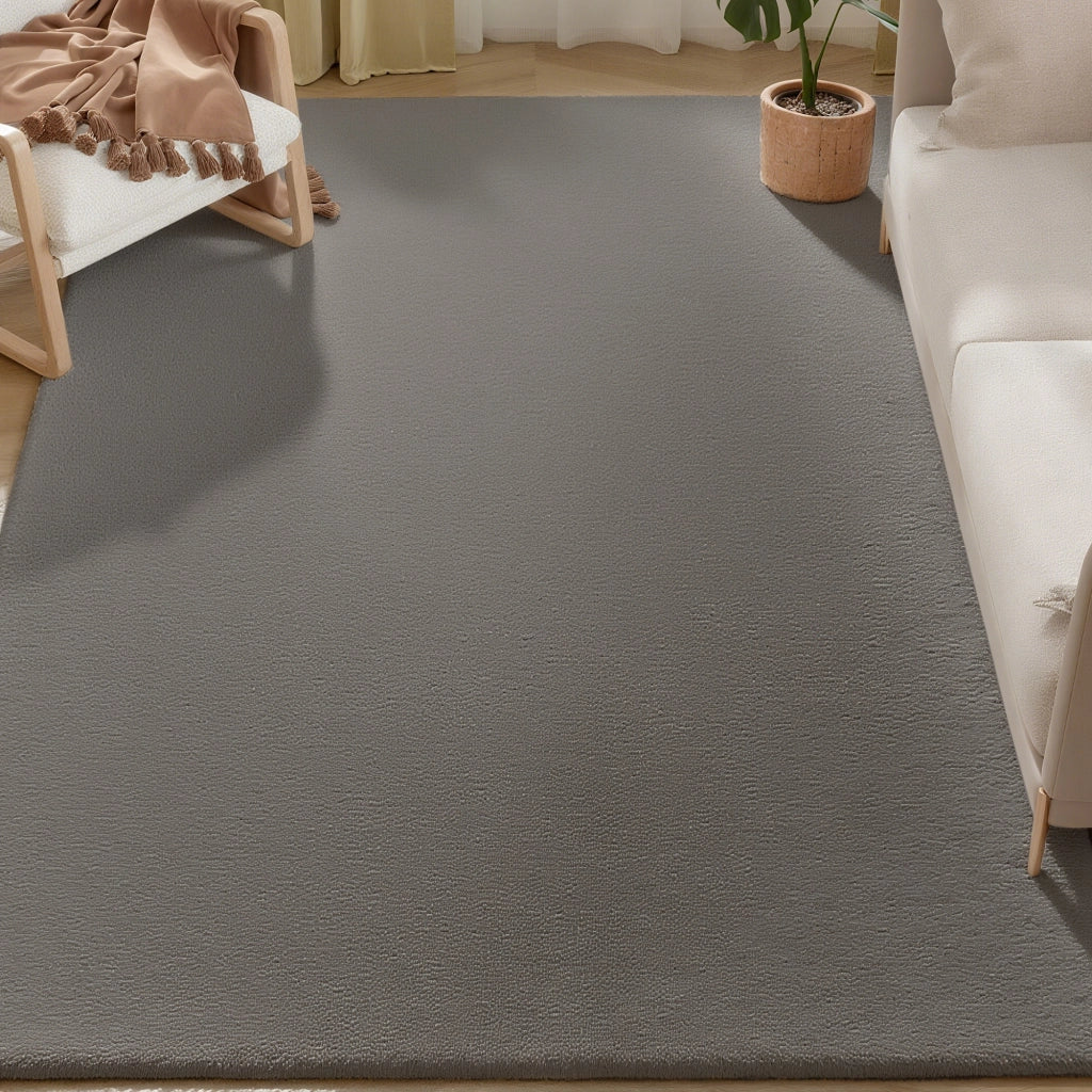 Tappeto per soggiorno ¨C zephmum ¨C grigio chiaro 200x140 cm