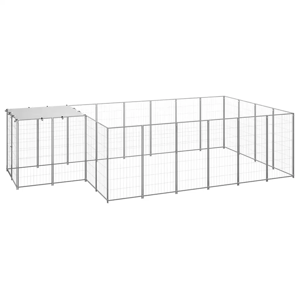 Gabbia per Cani Argento 8,47 mÂ² in Acciaio   cod mxl 44106