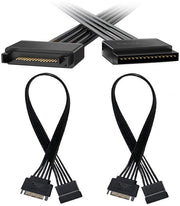 Cavo di alimentazione SATA estendibile da 30 cm per HDD SSD, dischi ottici, lettori DVD, bruciatori DVD, schede PCI