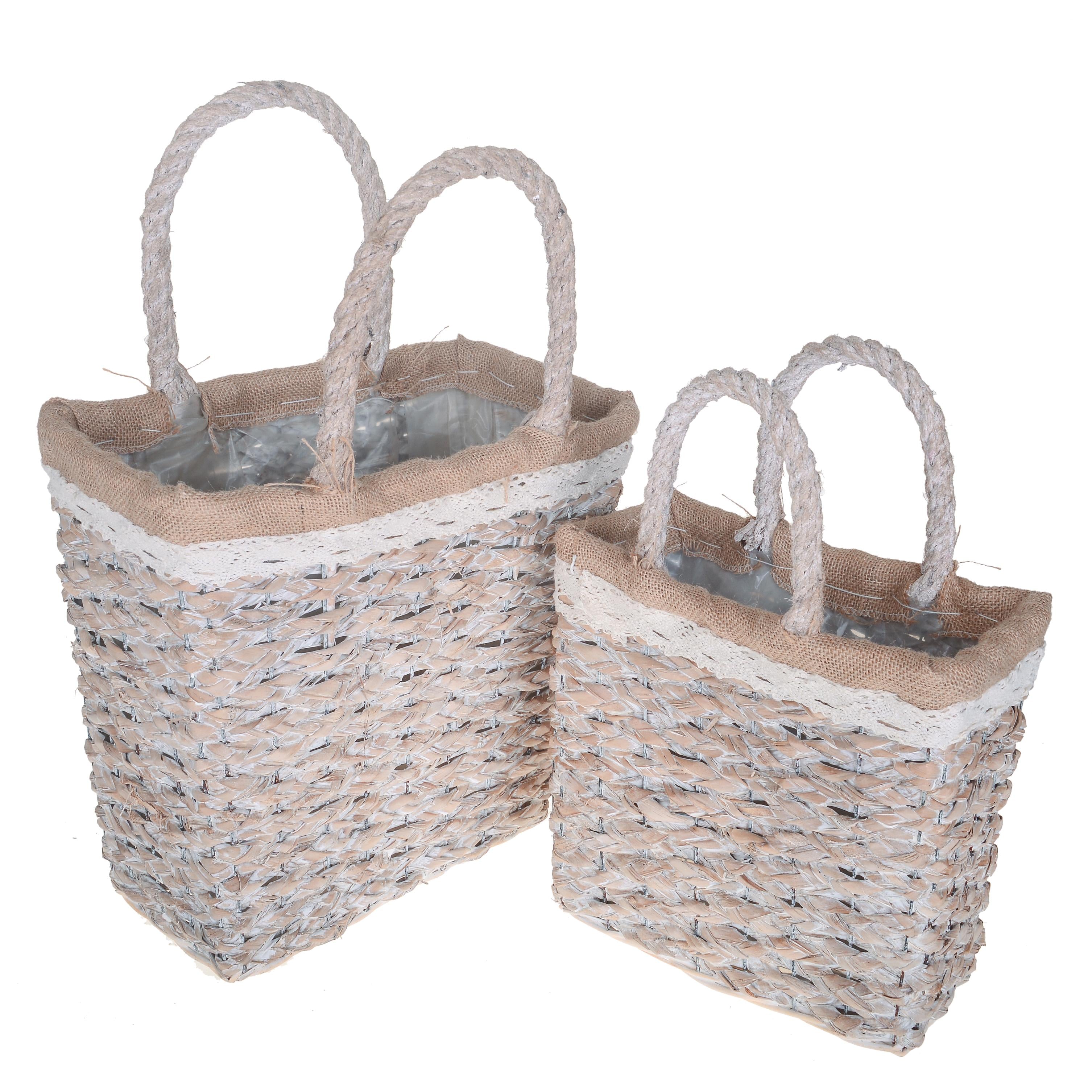 Set 2 Borse Alte Rettangolari H 53 cm