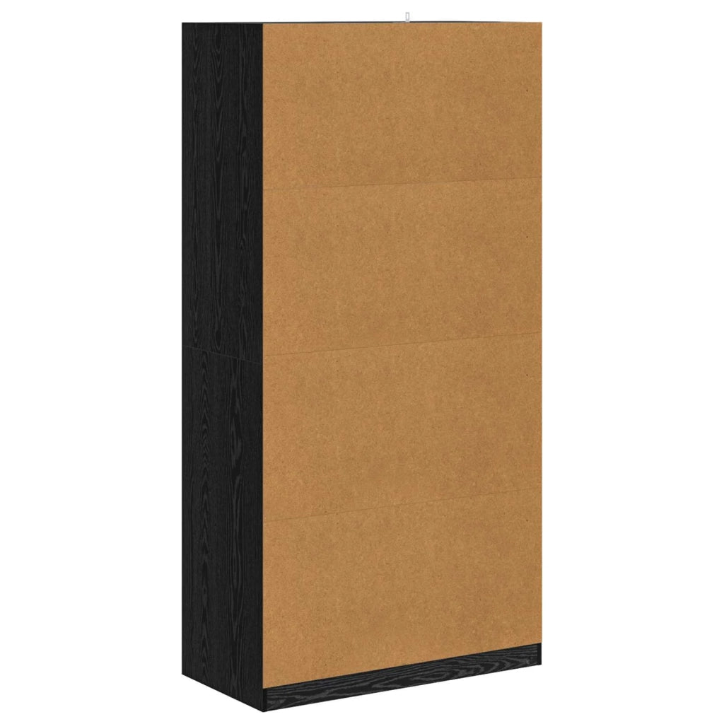 Guardaroba Rovere nero 100 x 50 x 200 cm Legno ingegnerizzato 3446632