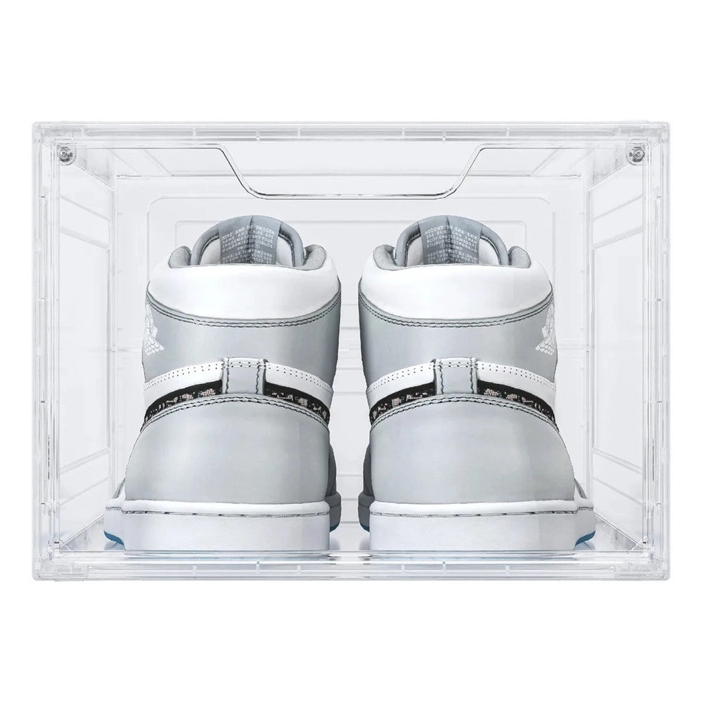 Trade Shop - Box Contenitore Per Scarpe Calzature Scatola Impilabile 34x25x18.4cm Trasparente 87648 -