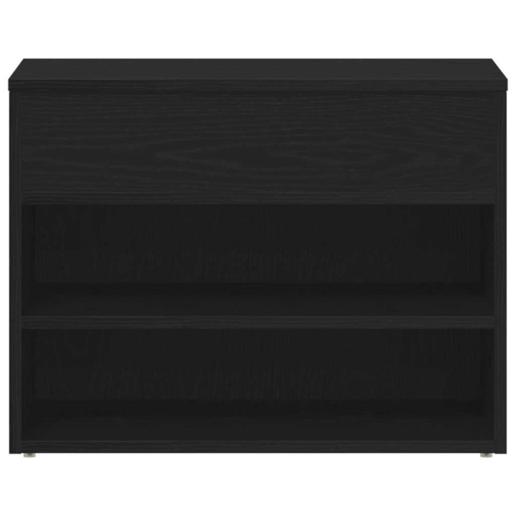 Panca Hall  in Nero Rovere 60x30x45 cm in Legno ingegnerizzato