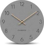 Orologio da Parete 22 cm - Silenzioso e Moderno, Indicazioni in Legno, Analogo, Design Vintage per Salotto
