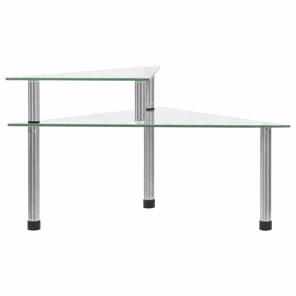 Mensola da cucina-Scaffale per Cucina Trasparente 49,5x35x19 cm in Vetro Temperato