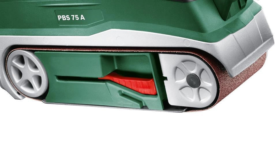 Bosch PBS 75 A Levigatrice a nastro Nero, Verde 710 W
