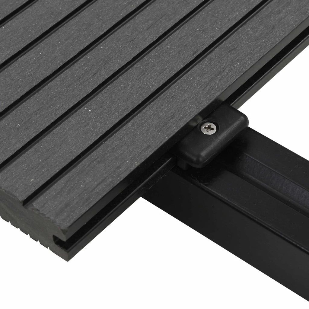 Tavola da decking 32 pcs Grigio WPC 3444765