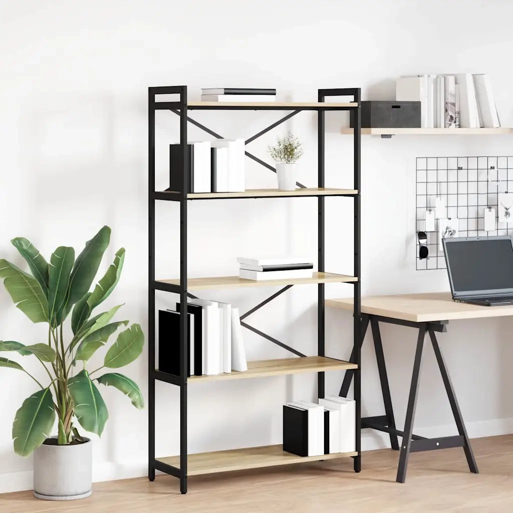 Libreria Rovere Sonoma 80 x 30 x 155 cm Legno multistrato 868414