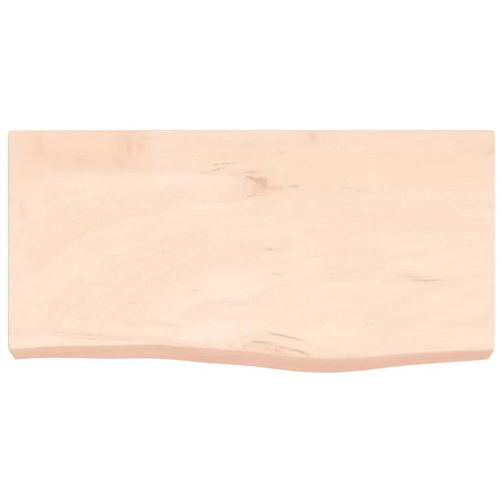 Piano Bagno 60x30x(2-6) cm in Legno Massello Non Trattato CFW2907669