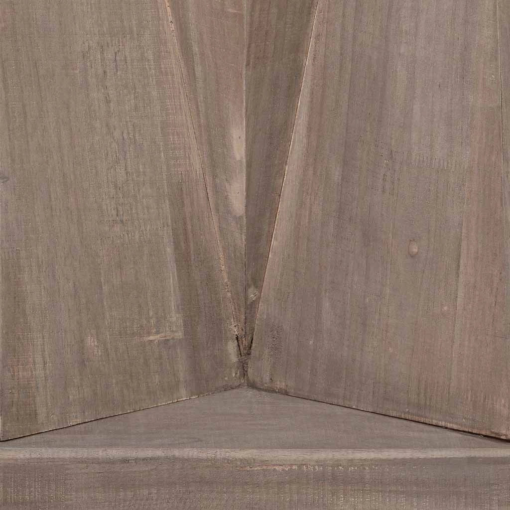 Tavolino da ingresso in legno marrone 135x34x83h cm
