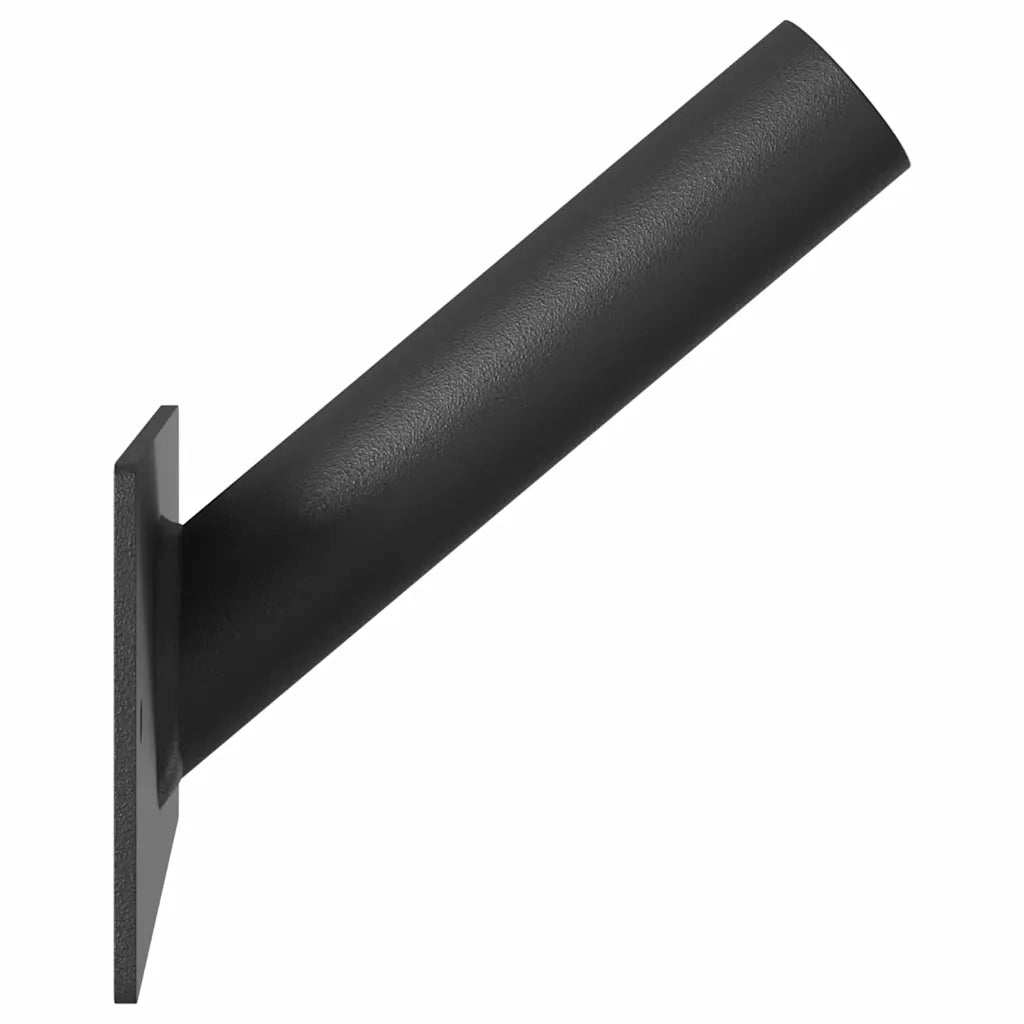 Supporto per Bandiera Nero 13 x 6 x 0,2 cm Acciaio 4106548