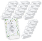 Set di 24 Cartucce in Legno - Cartucce per Tavola - Cartucce per Menu - Cartucce per Posto - Cartucce per Invito - Ideale per Matrimoni - Cartucce per Tavola
