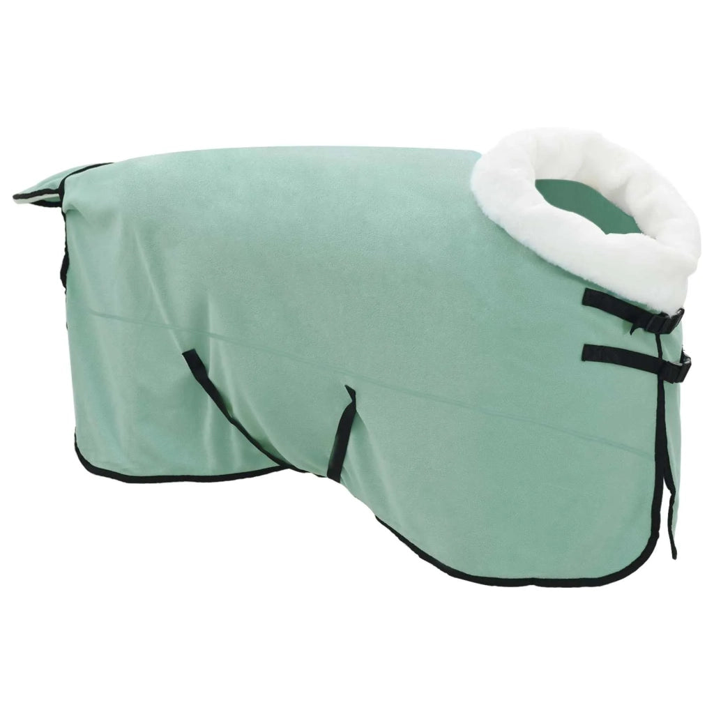Coperta per Cavalli Verde scuro completo 125 cm Felpa in pile