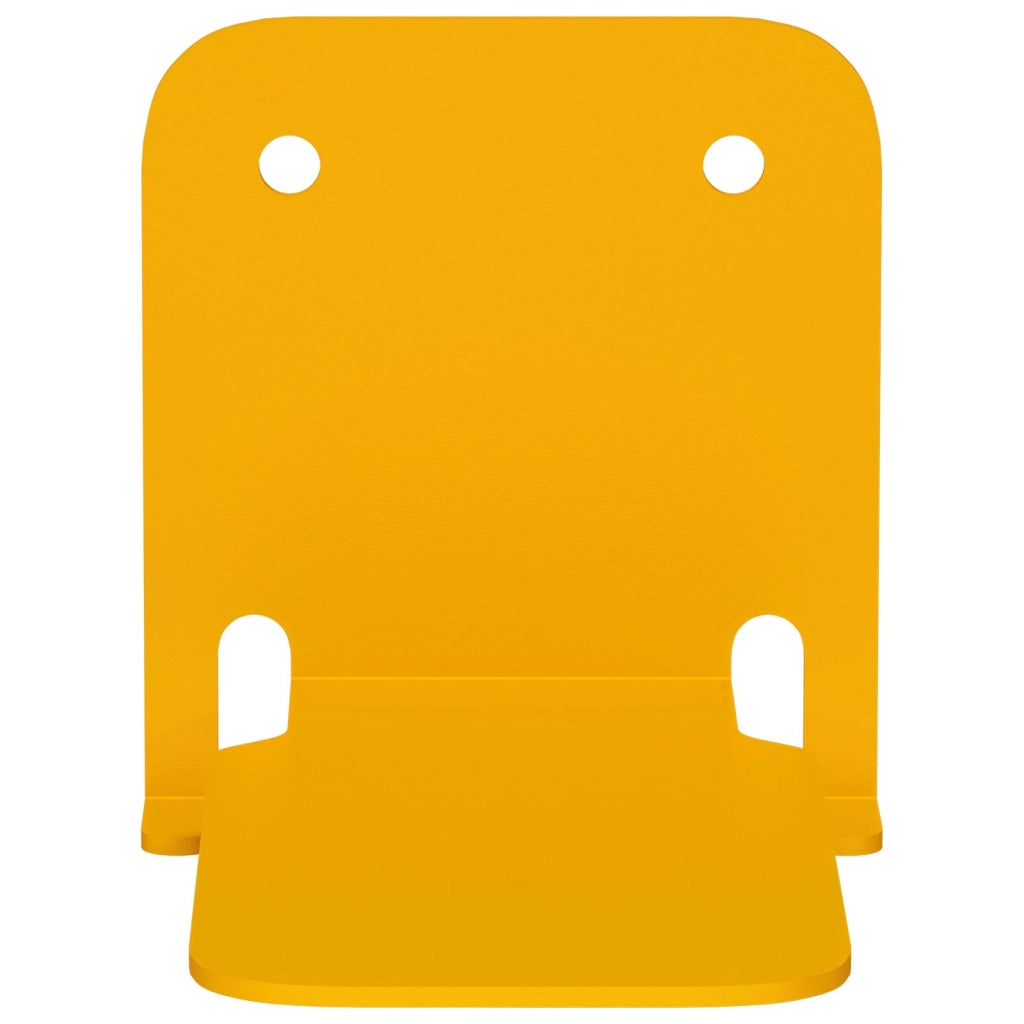 Mensola sospesa 4 pcs Giallo senape 6 x 10,8 x 6,6 cm