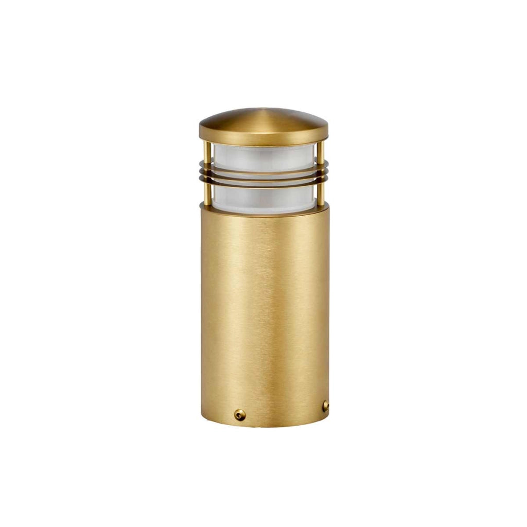 Paletto da giardino ottone spazzolato E27 40W Newbrighton