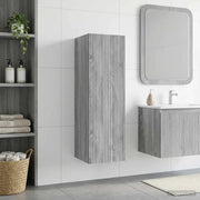 Mobiletto da Bagno a Muro Sonoma grigio 33 x 34,5 x 60 cm 890538